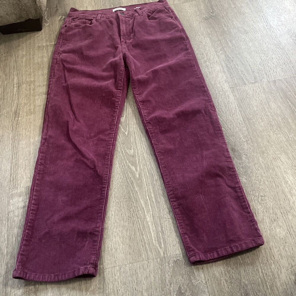 kensie the ella high rise straight jeans Women’s Size 6/28 Purple Eggplant